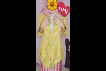 Live Ukhti Kebaya Hijab Pink Berani Menggoda Penonton Viral